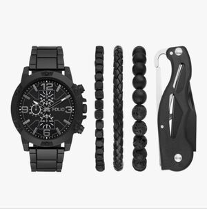 Folio Men's Watch, Bracelets, and Multi-Tool